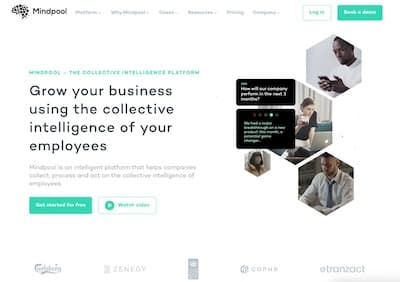 Screenshot from Mindpool project